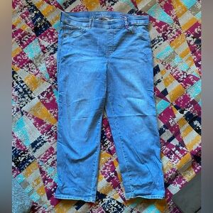 Gloria Vanderbilt 20w high-rise straight jeans shape effect